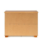 Conjunto Sala Ananda Rack e Armário Multiuso Madeira Maciça Off White/Mel CabeCasa MadeiraMadeira