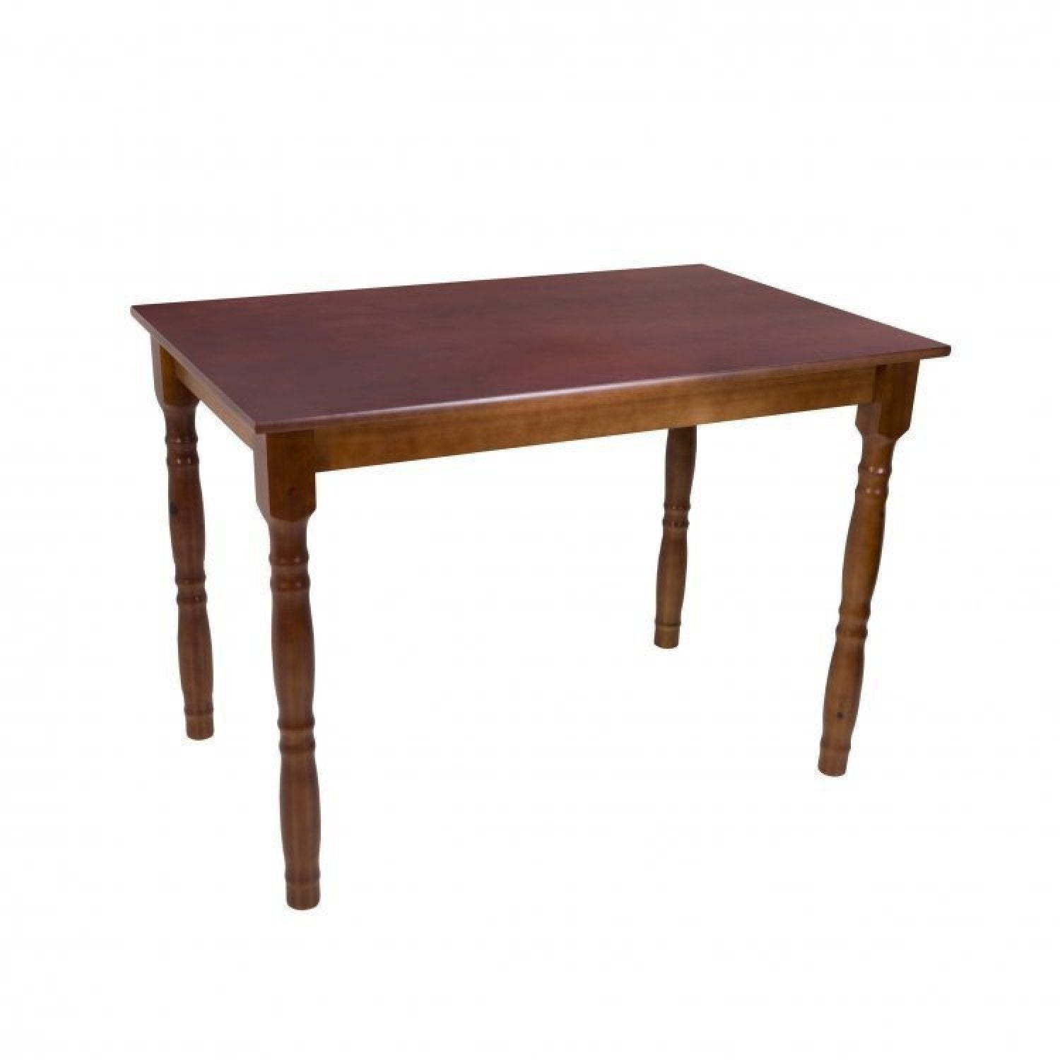 Conjunto Sala de Jantar Mesa Retangular Tampo MDF com 4 Cadeiras Dalas Ecomóveis Imbuia