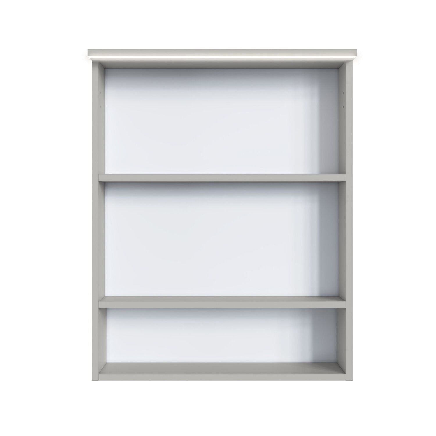 Armário Espelheira para Banheiro Prodecor 2 Portas com LED 60cm Bege/Arenas