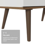 Escrivaninha em L Mesa Gamer 3 Gavetas Lisboa Madesa
