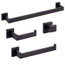 Kit Banheiro Inox Premium 4 Peças Fino Inox