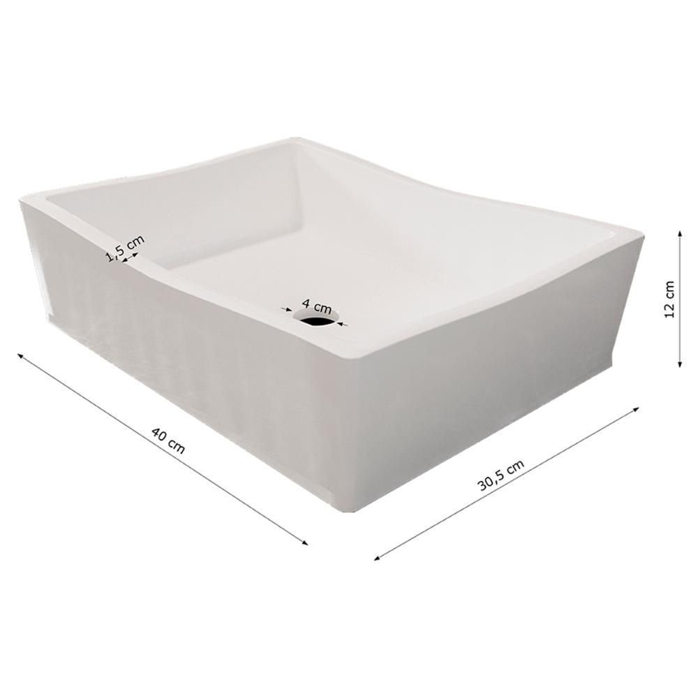 Conjunto para Banheiro Gabinete Suspenso com Cuba e Espelheira Ibiza Móveis Bechara 70cm Pistache/Naturale