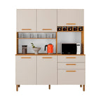 Armário de Cozinha Athenas 6 Portas 2 Gavetas 100% MDF Yescasa
