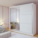 Guarda-Roupa Casal 2 Portas 6 Gavetas Coliseu D Doro 100% MDF Cinamomo/Off White