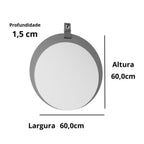 Gabinete Suspenso com Cuba, Painel Ripado e Espelheira 60cm Mari Espresso Móveis Bege/Cappuccino