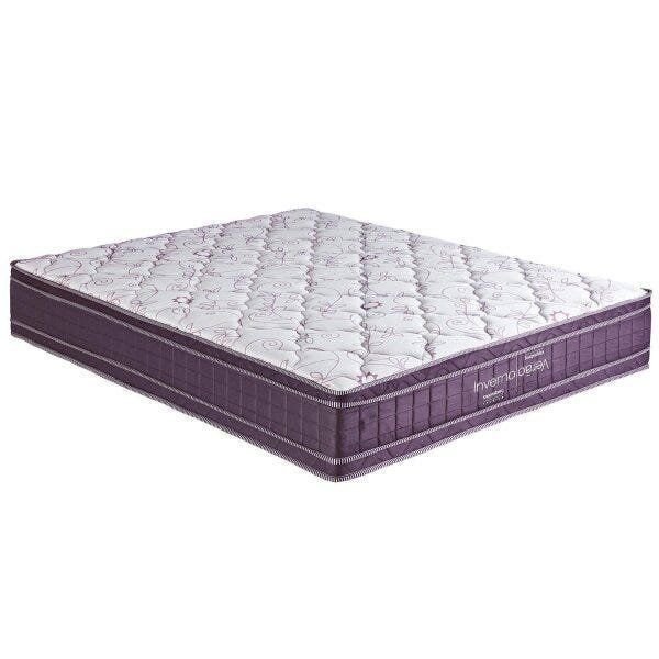 Colchão Casal Molas Ensacadas Kappesberg Roxo 138x188x32cm