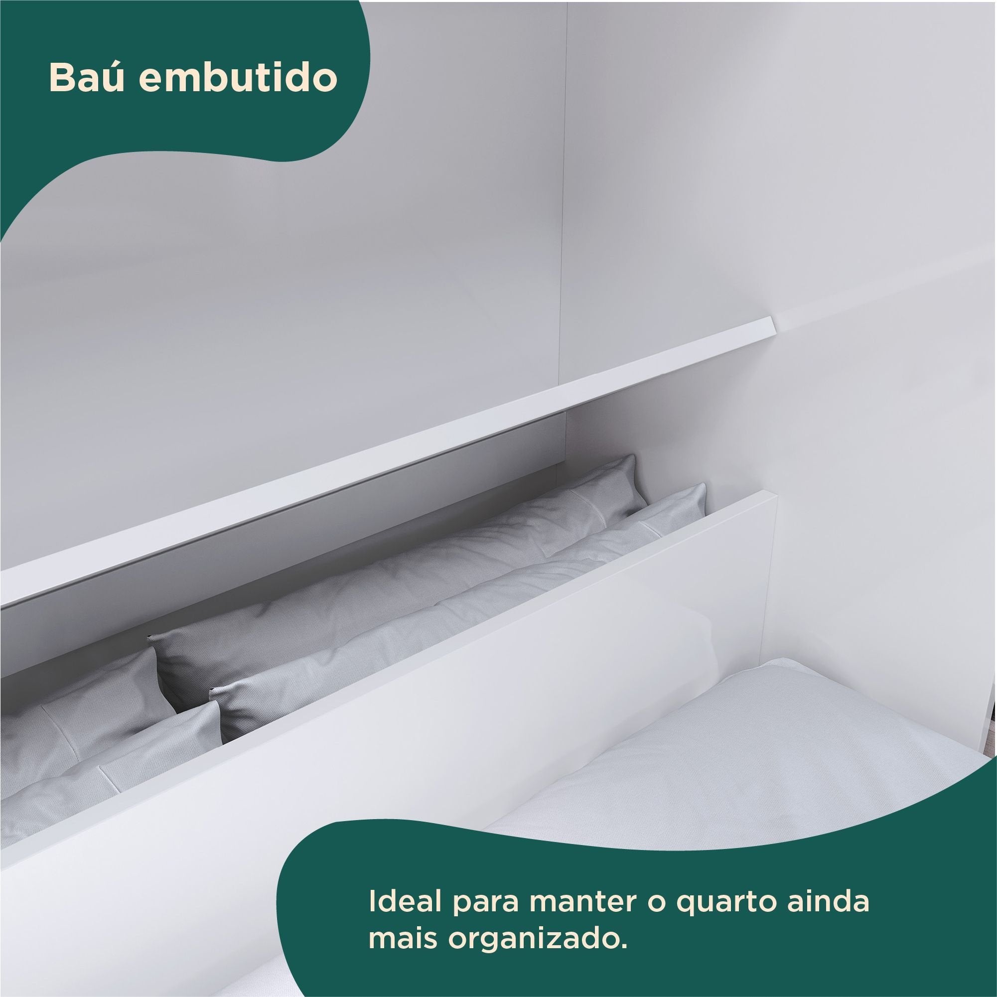 Guarda-Roupa Infantil com Cama 4 Portas 3 Gavetas Lisboa Espresso Móveis Branco/Pink