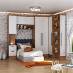 Conjunto Quarto Infantil Completo Modulado 5 Peças Ella Yescasa
